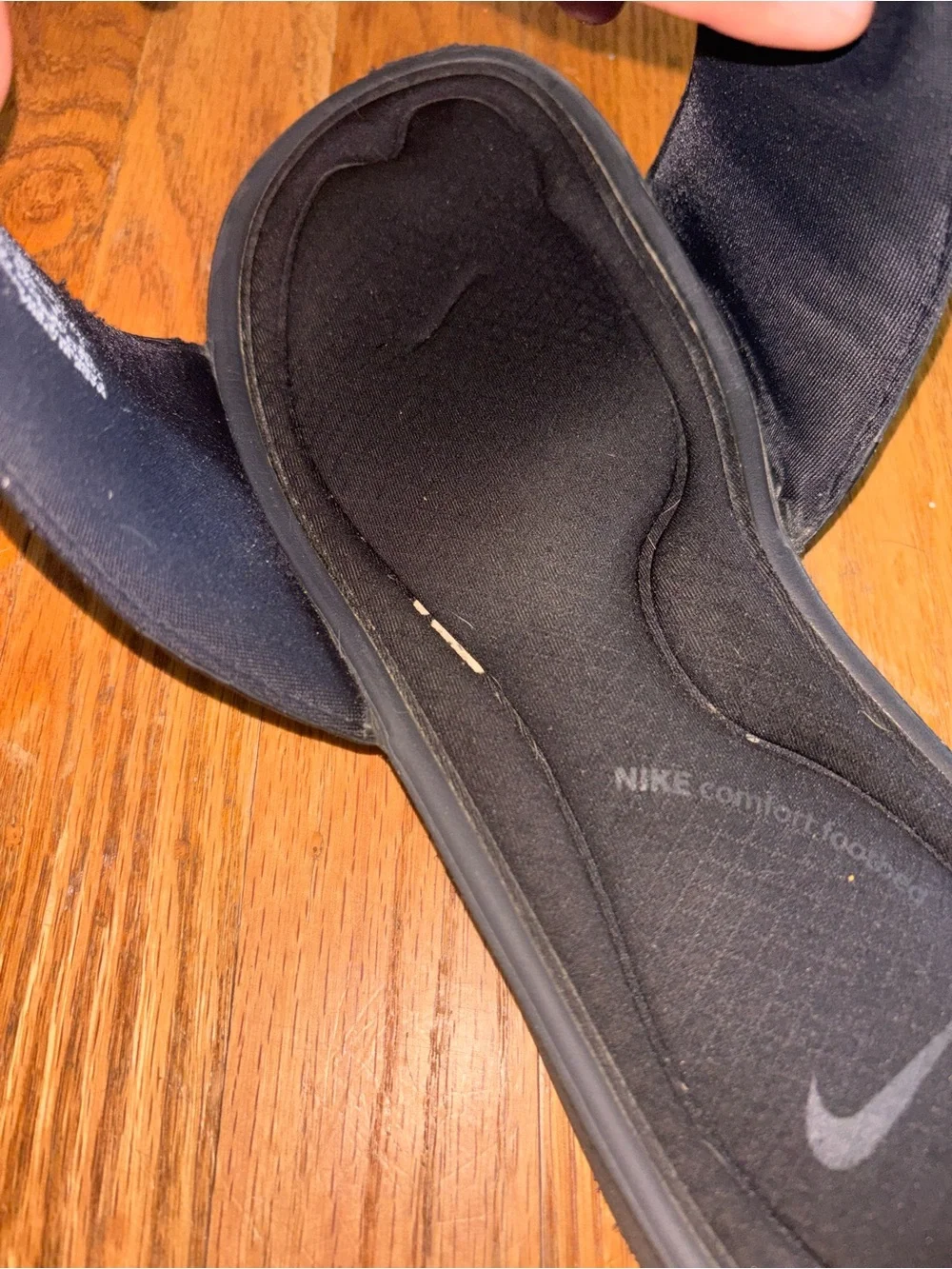Nike Black Men's Adjustable Slide Sandals